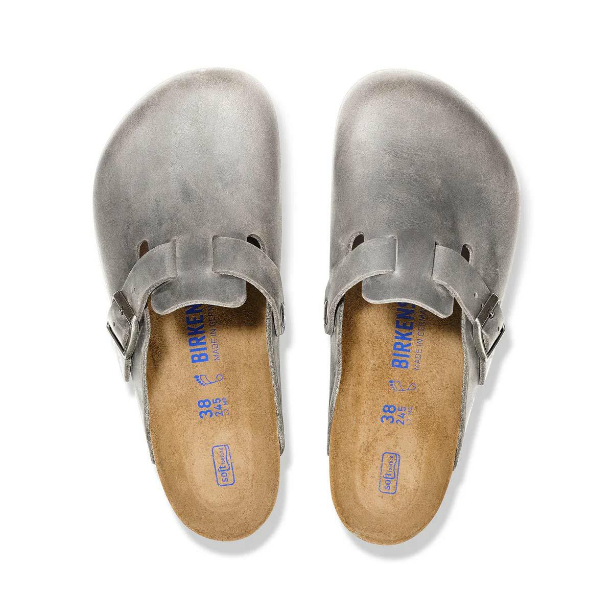 Birkenstock Boston Sfb Iron Oiled