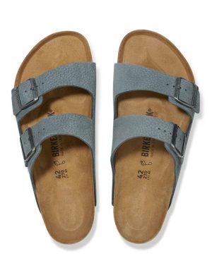 Birkenstock Arizona Buck Basalt Grey