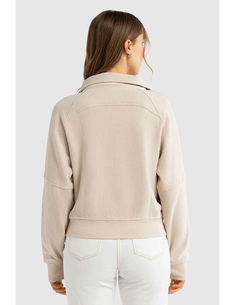 Ortc Ava Monogram Jacket Bone