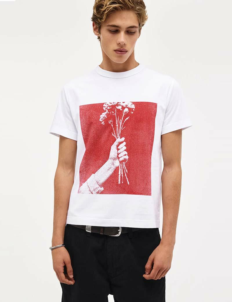 Neuw U-Nc Blume Tee White