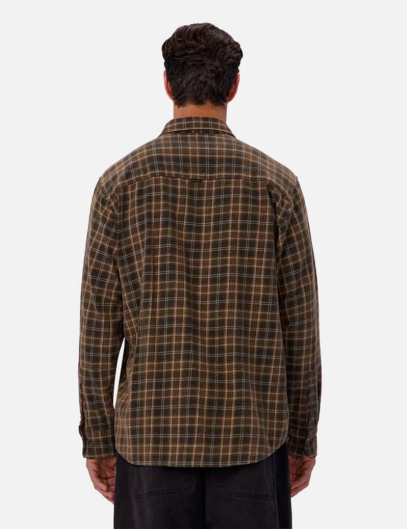 Industrie Maple Ls Shirt Charcoal