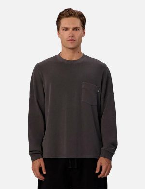 Industrie Boxy Ls Tee Metal