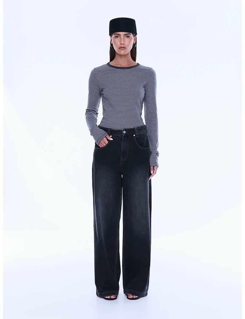 Ena Pelly Georgia Denim Jean Black