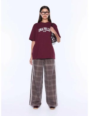 Ena Pelly Ivy Relaxed Tee Burg