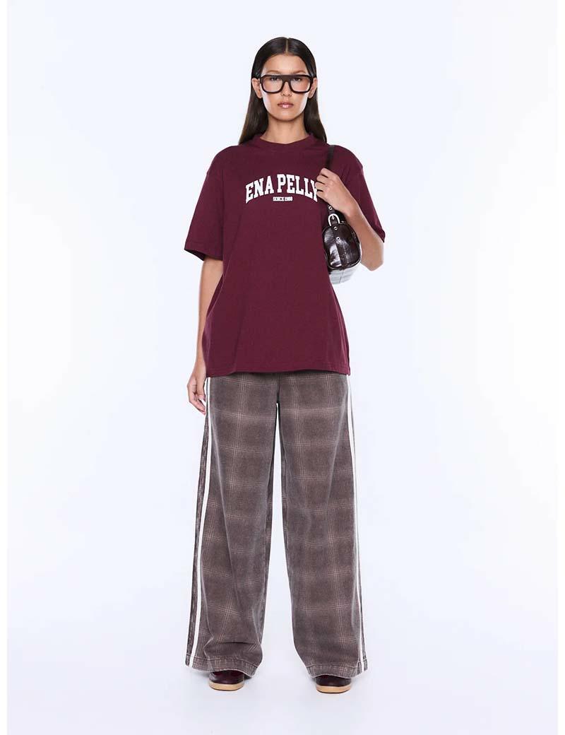 Ena Pelly Ivy Relaxed Tee Burg