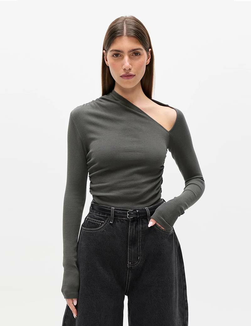 Bayse Brand Sami Top Thunder Grey
