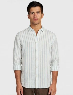 Academy Allen Shirt White Crystal