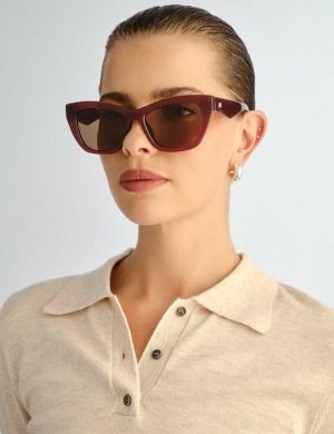 Le Specs Lumen + Cranberry