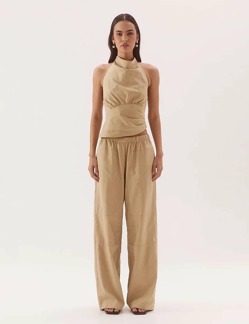 Sovere Remy Pant Caramel